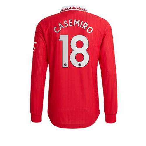 Dres Manchester United Casemiro #18 Domaci 2022-23 Dugi Rukav